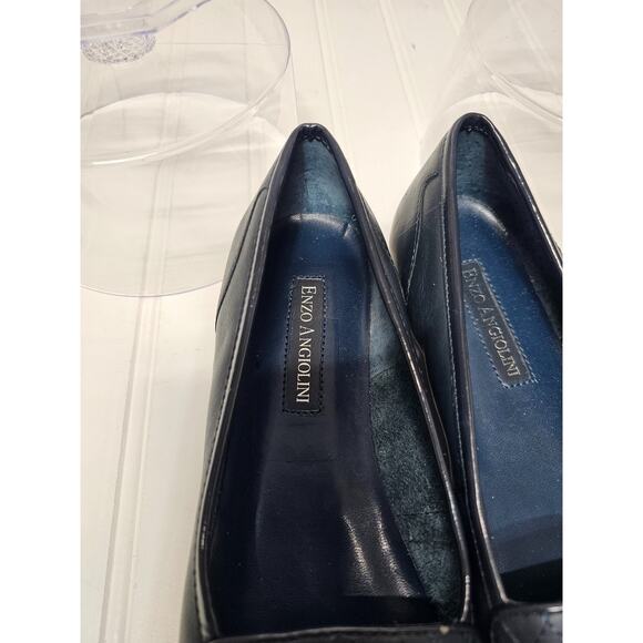 Enzo Angiolini Blue Vintage Leather Tassel flays Womens size 7.5 - Picture 3 of 6